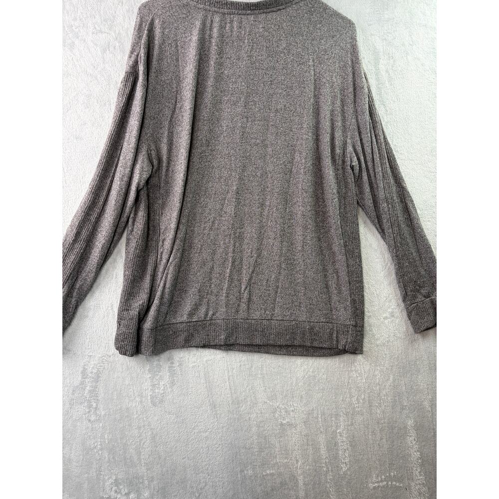 Koolaburra by UGG Cozy Gray Long Sleeve Knit Top – Size M - Picture 8 of 8